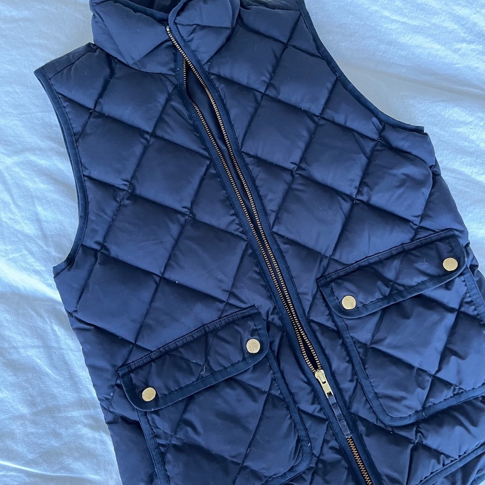 J. Crew Puff Vest GUC
